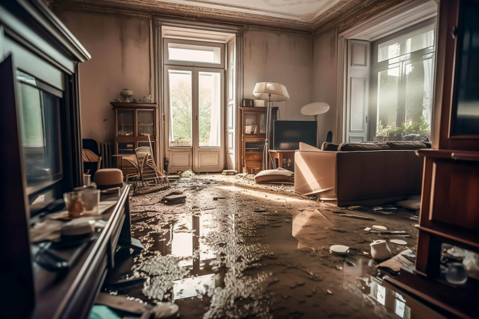 Water damage, water restoration, emergency restoration water damage