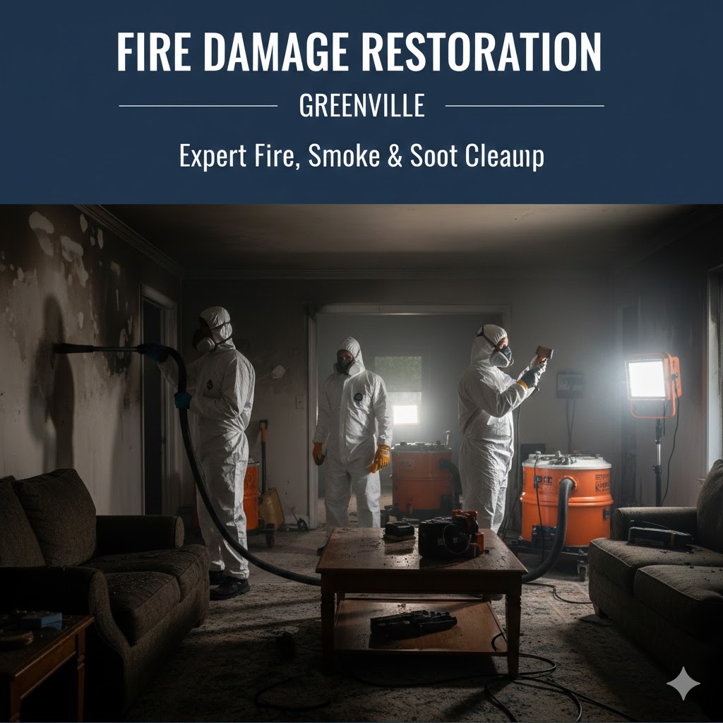 Fire damage restoration Greenville